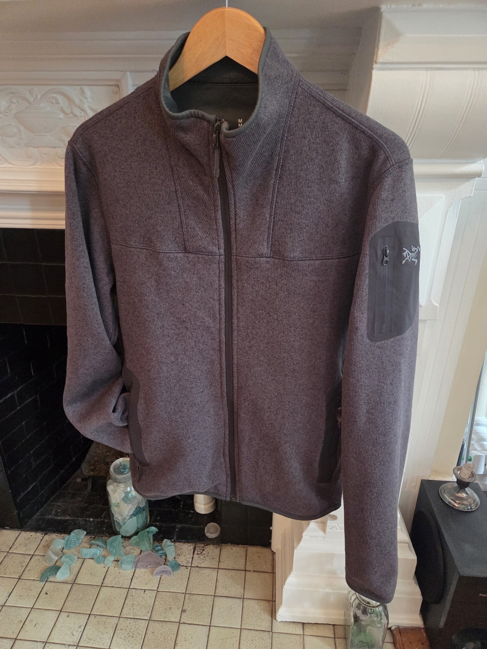 Arc'teryx Covert Cardigan jacket - Medium Men's Deep Charcoal